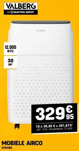Electro Depot MOBIELE AIRCO aanbieding