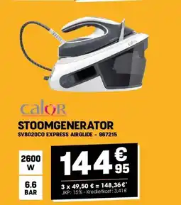 Electro Depot STOOMGENERATOR aanbieding