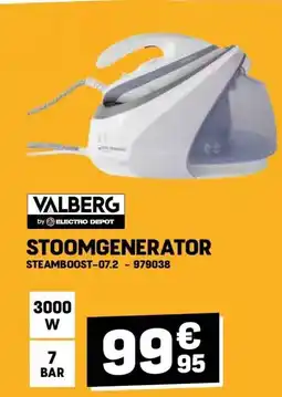 Electro Depot STOOMGENERATOR aanbieding