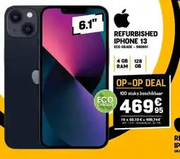 Electro Depot REFURBISHED IPHONE 13 aanbieding