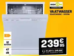 Electro Depot VAATWASSER aanbieding