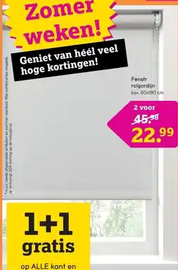 Leen Bakker Fenstr rolgordijn aanbieding