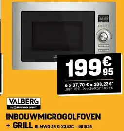 Electro Depot INBOUWMICROGOLFOVEN + GRILL aanbieding