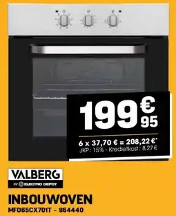 Electro Depot INBOUWOVEN aanbieding