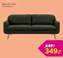 Leen Bakker Zetel Lilly 3-zits aanbieding