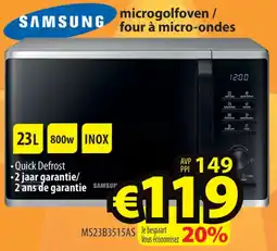 ElectroStock SAMSUNG microgolfoven / four à micro-ondes aanbieding