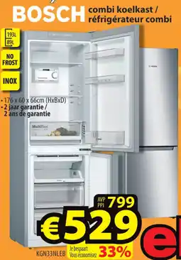 ElectroStock BOSCH combi koelkast / réfrigérateur combi aanbieding