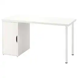 IKEA Lagkapten / alex Bureau, wit, 140x60 cm aanbieding