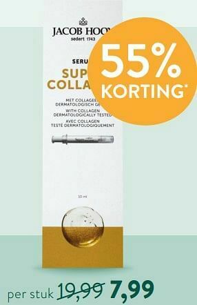 Holland & Barrett Serum super collagen aanbieding