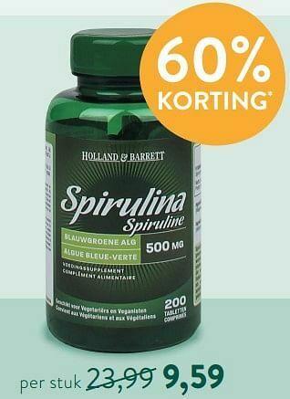 Spirulina spiruline