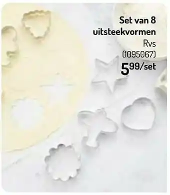 Oh Green Set van 8 uitsteekvormen aanbieding