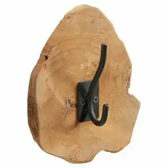 Kwantum Kapstokhaak Hout Bruin aanbieding