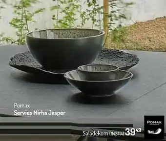Pomax servies mirha jasper saladekom