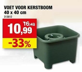 Hubo Voet voor kerstboom aanbieding