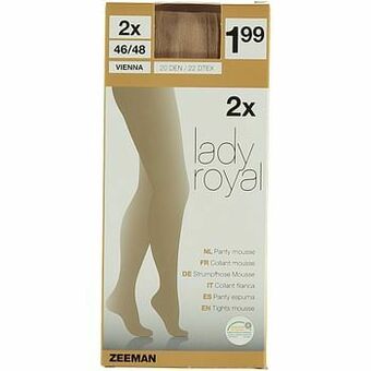 Zeeman Lady Royal - Panty - Comfort Fit - 20 den aanbieding