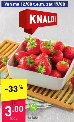 ALDI Aardbeien 500g aanbieding