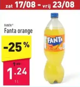 ALDI Fanta orange 1L aanbieding