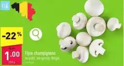 ALDI Fijne champignons 250g aanbieding