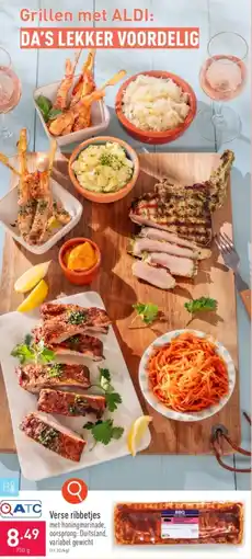 ALDI Verse ribbetjes 750g aanbieding