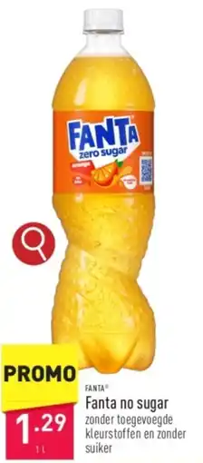 ALDI Fanta no sugar 1L aanbieding