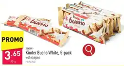 ALDI Kinder Bueno White, 5-pack. 195g aanbieding