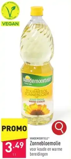 ALDI VANDEMOORTELE Zonnebloemolie 1L aanbieding