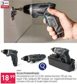 ALDI FERREX Accuschroevendraaier aanbieding