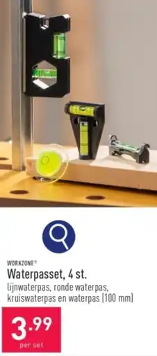 ALDI WORKZONE Waterpasset, 4 st. aanbieding