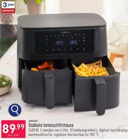 ALDI AMBIANO Dubbele heteluchtfriteuse aanbieding