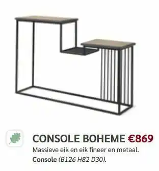 Console boheme