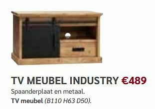 Crack Tv meubel industry aanbieding