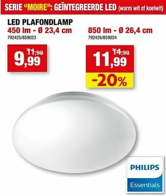 Hubo Led plafondlamp aanbieding