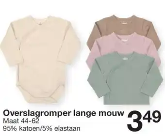 Zeeman Overslagromper lange mouw Maat 44-62 aanbieding