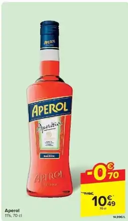 Carrefour Aperol aanbieding