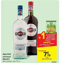 Carrefour Aperitief vermout Martini aanbieding