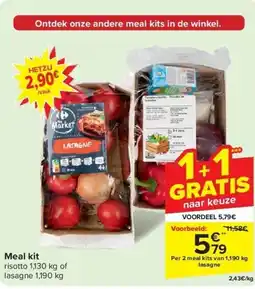 Carrefour Meal kit aanbieding