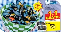Carrefour Verse Zeeuwse mosselen Super Carrefour aanbieding