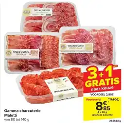 Carrefour Gamma charcuterie Maletti aanbieding