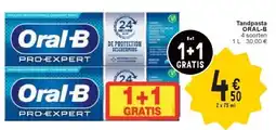 Cora Tandpasta ORAL-B aanbieding