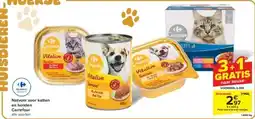 Carrefour Natvoer voor katten en honden Carrefour aanbieding