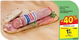 Carrefour Worst of salami Montorsi aanbieding