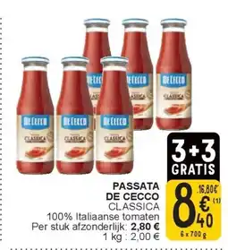 Cora PASSATA DE CECCO aanbieding