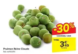 Carrefour Pruimen Reine Claude aanbieding
