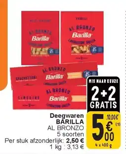 Cora Deegwaren BARILLA aanbieding
