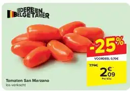 Carrefour Tomaten San Marzano aanbieding