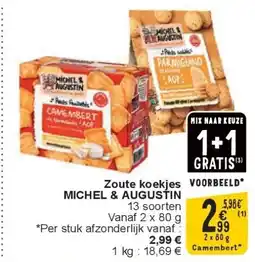 Zoute koekjes MICHEL & AUGUSTIN