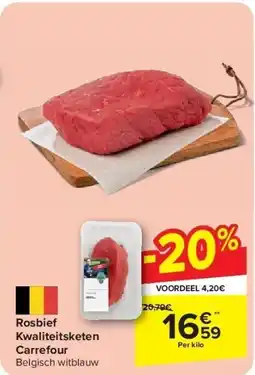 Carrefour Rosbief Kwaliteitsketen Carrefour aanbieding