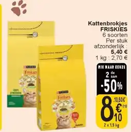 Cora Kattenbrokjes FRISKIES aanbieding