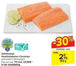 Carrefour Zalmhaasje Kwaliteitsketen Carrefour aanbieding