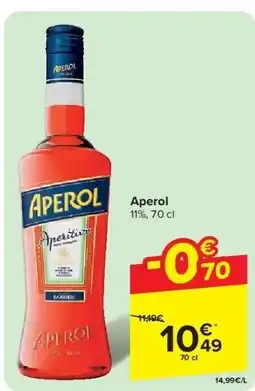 Carrefour Aperol aanbieding